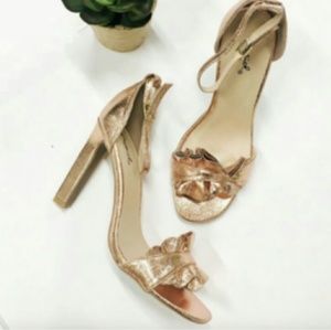 Rose gold heels